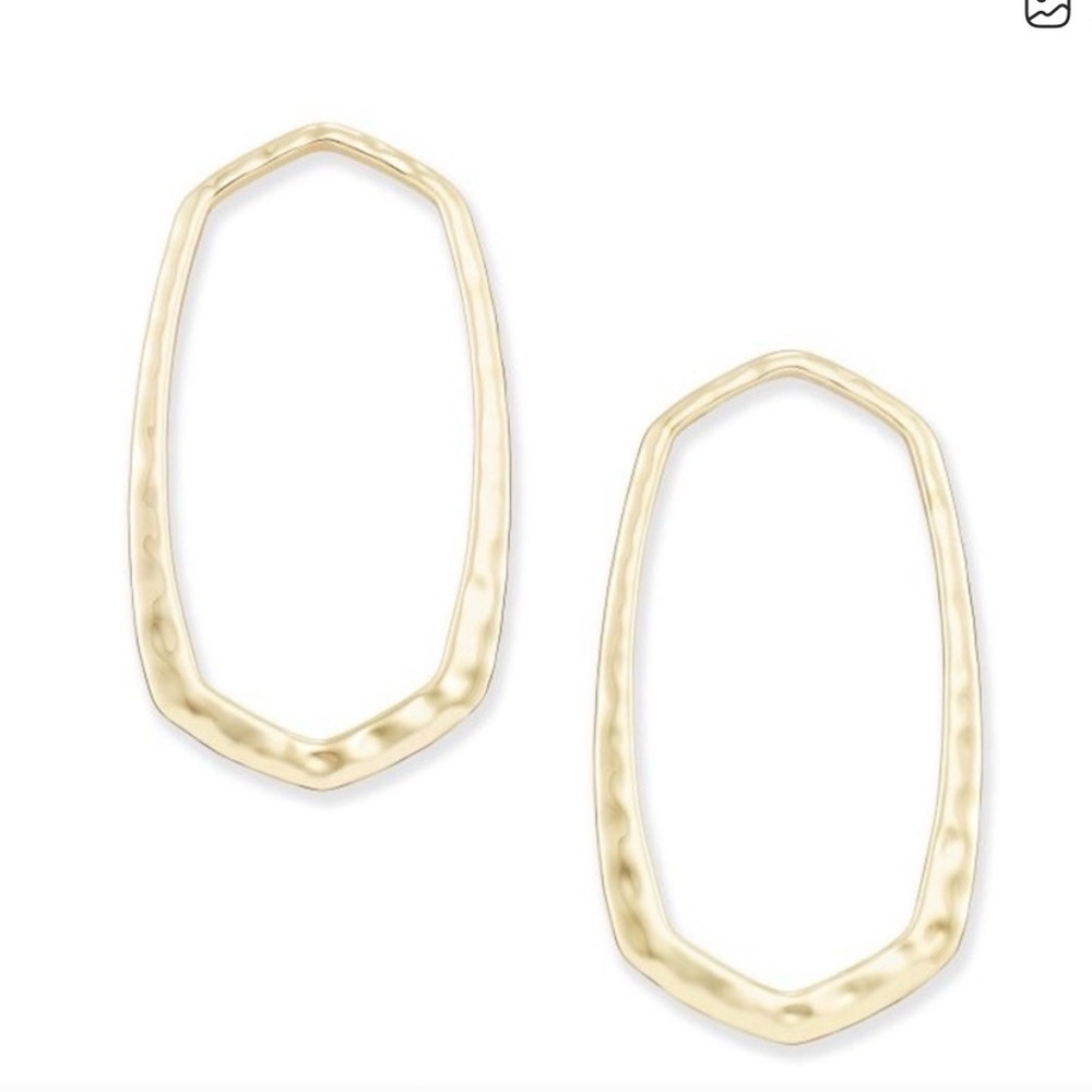 Kendra Scott Gold Danielle Open Framed Earrings